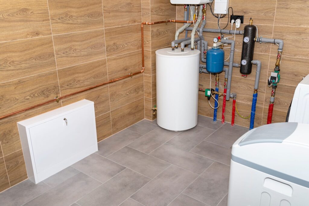 Residential water heater and plumbing system installed in Palm City